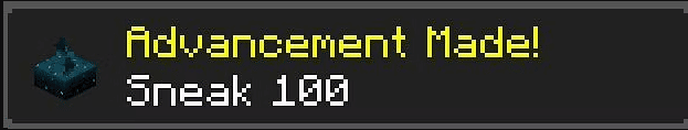 Graphic for advancement made - sneak 100