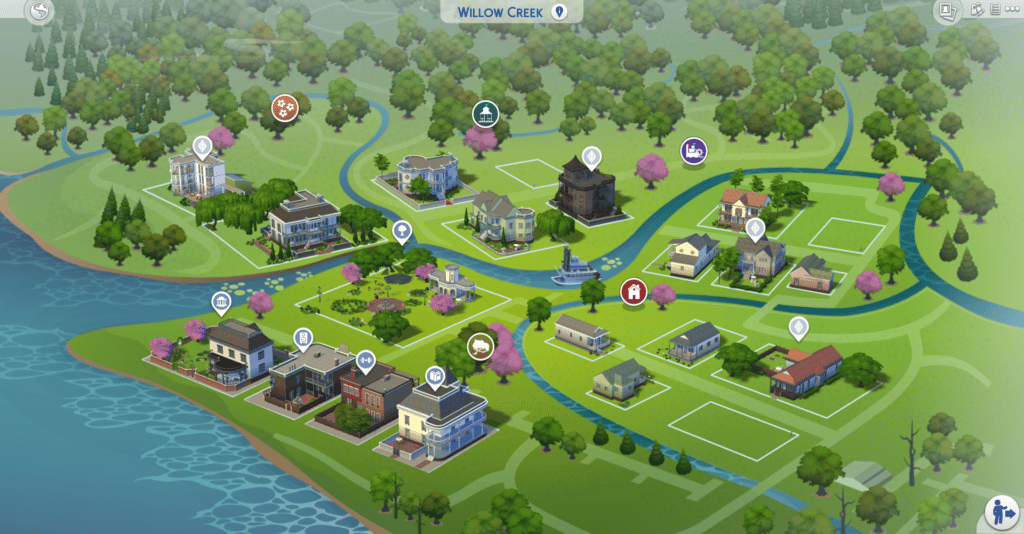 Sims 4 city