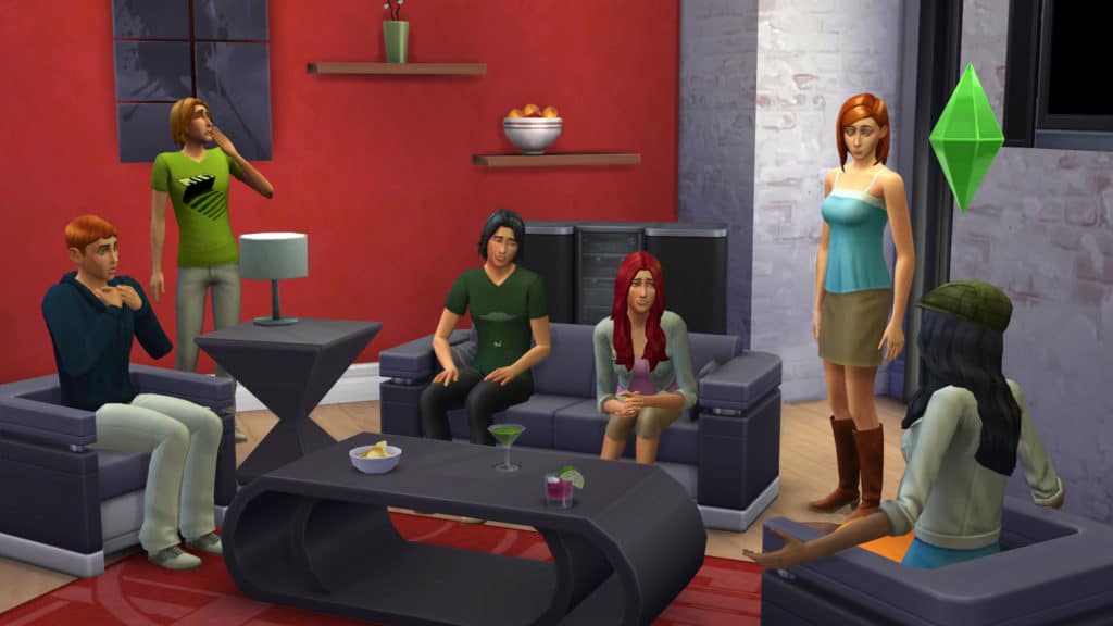 Sims 5 social events