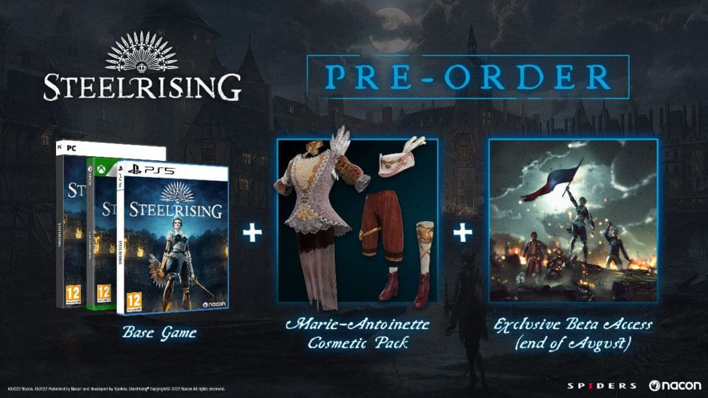 Steelrising Pre-Order Bonus Content