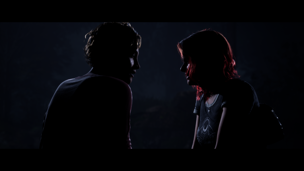 The Quarry Screenshot featuring two characters