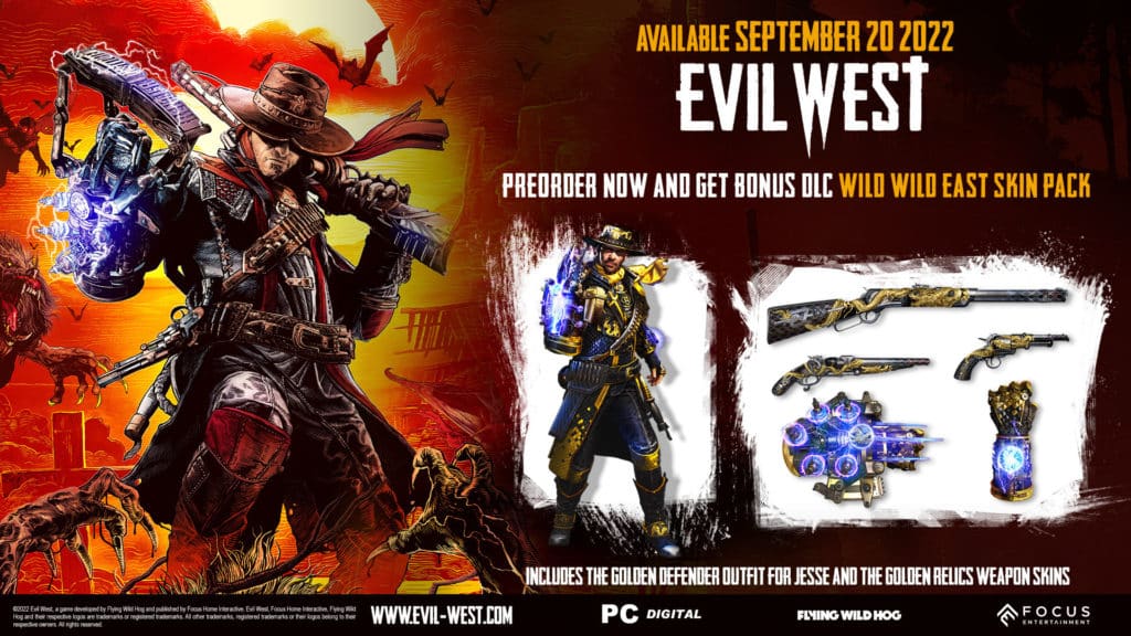 Wild Wild East Pack is the Evil West Pre-Order Bonus Content