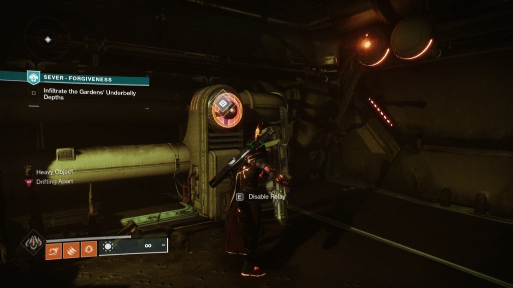 Destiny 2 Sever - Forgiveness guide disable relay at Containment.