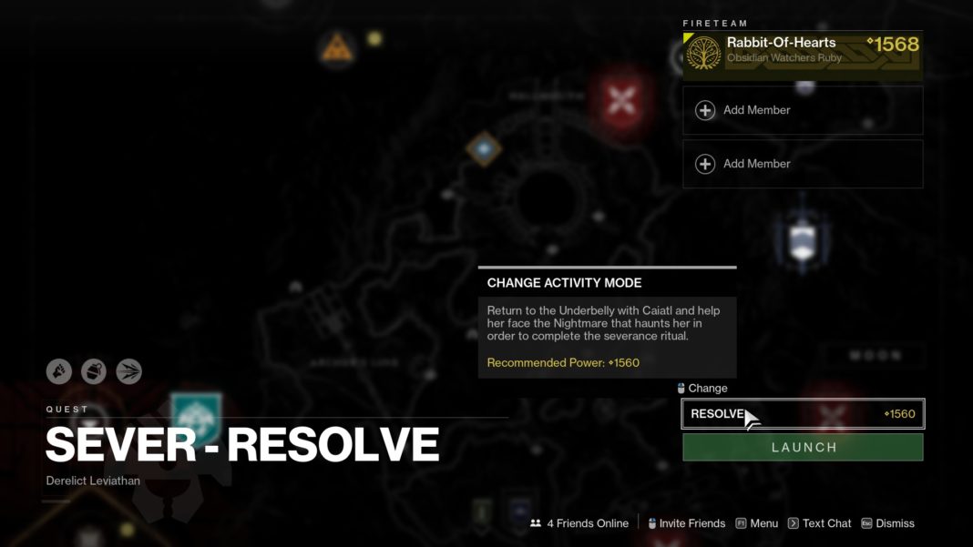 Destiny 2 Sever - Resolve destinations map.