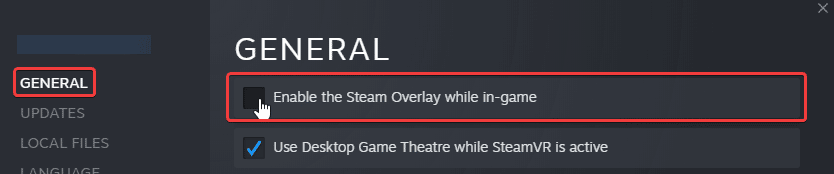 Disabling Steam Overlay in some Steam games can improve stability