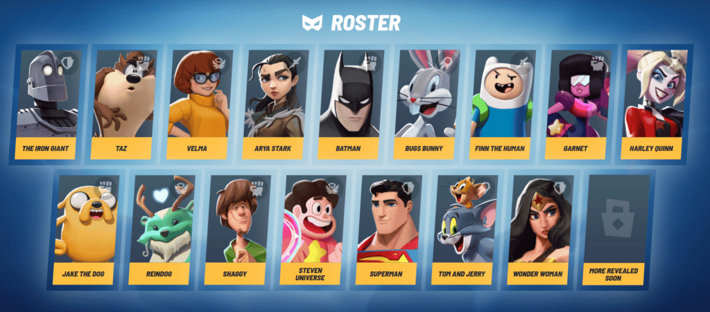 Multiversus Character Roster