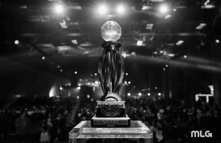 The longest and best esports event showcasing their World Championship trophy