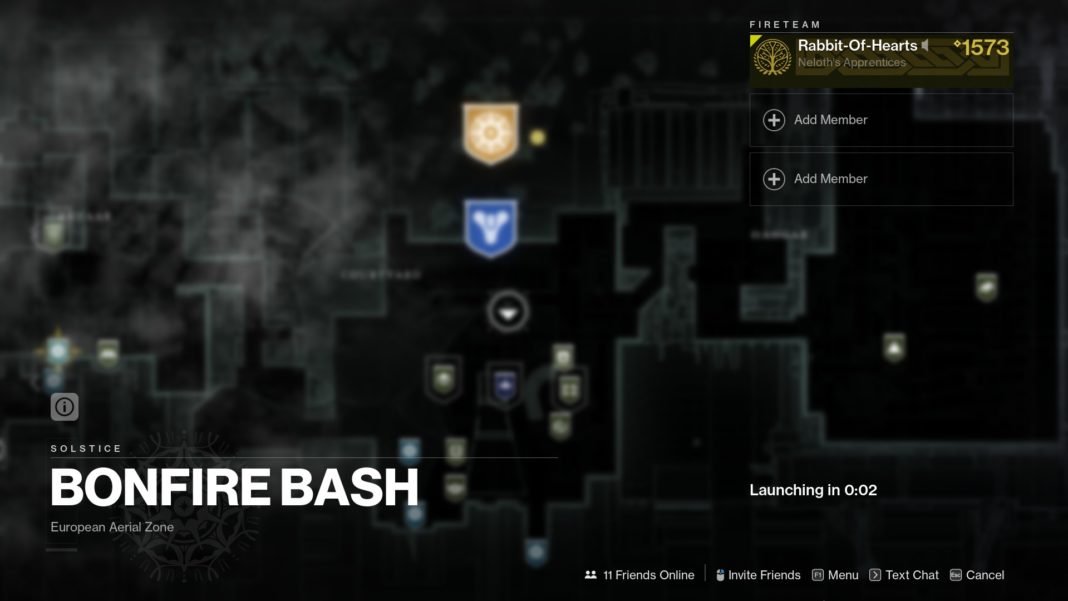 Destiny 2 how to complete Bonfire Bash Destinations Map bO