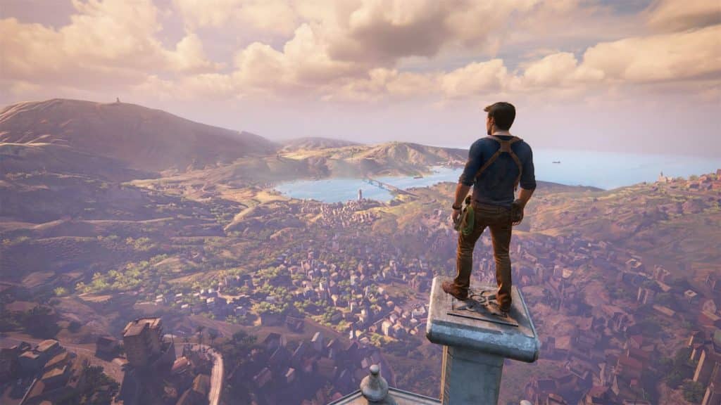 Uncharted 4 Screenshot featuring Nathan Drake