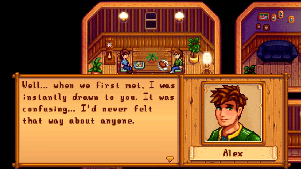 Stardew Valley Alex's 10-Heart Event