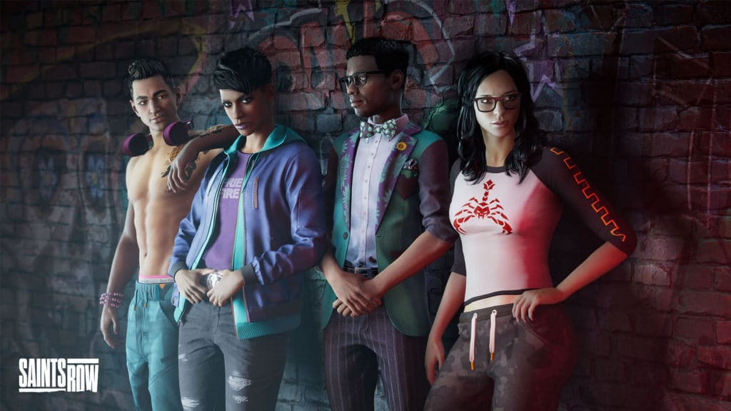 Personajes de reinicio de Saints Row