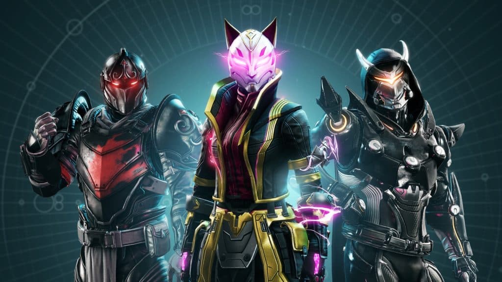 Destiny x Fortnite Collaboration Armor.