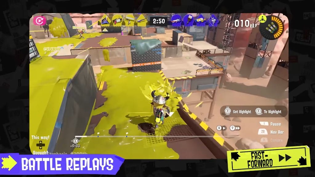 Splatoon 3 Battle Replays