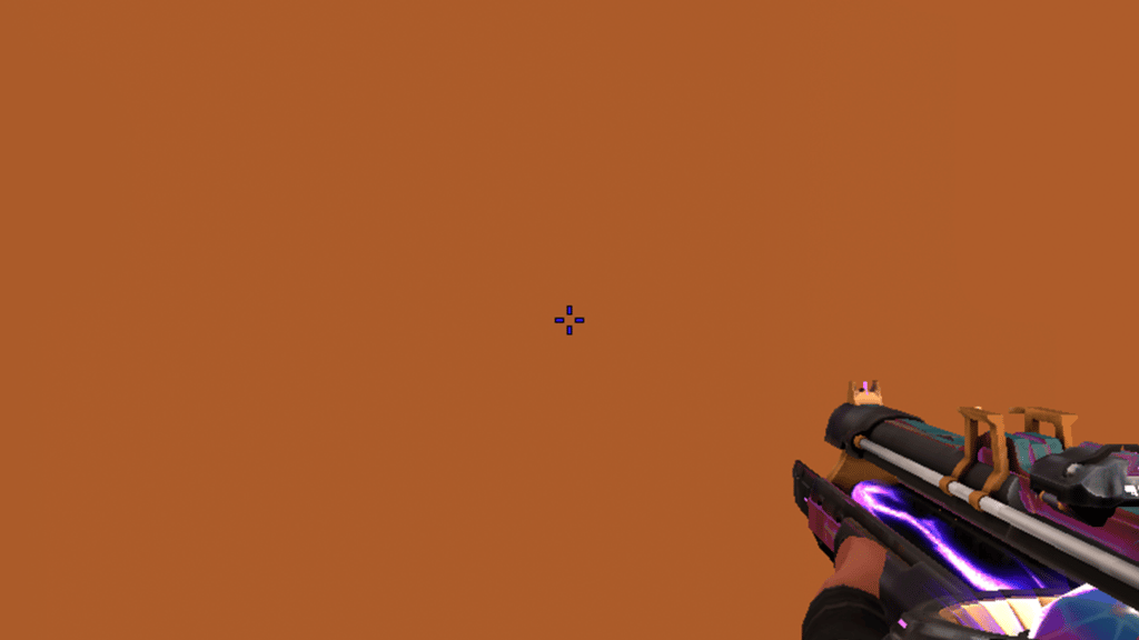 Blue crosshair