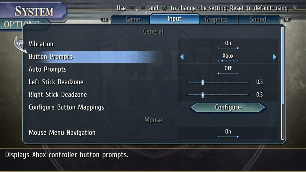 Trails from Zero lets you change prompts for different titles