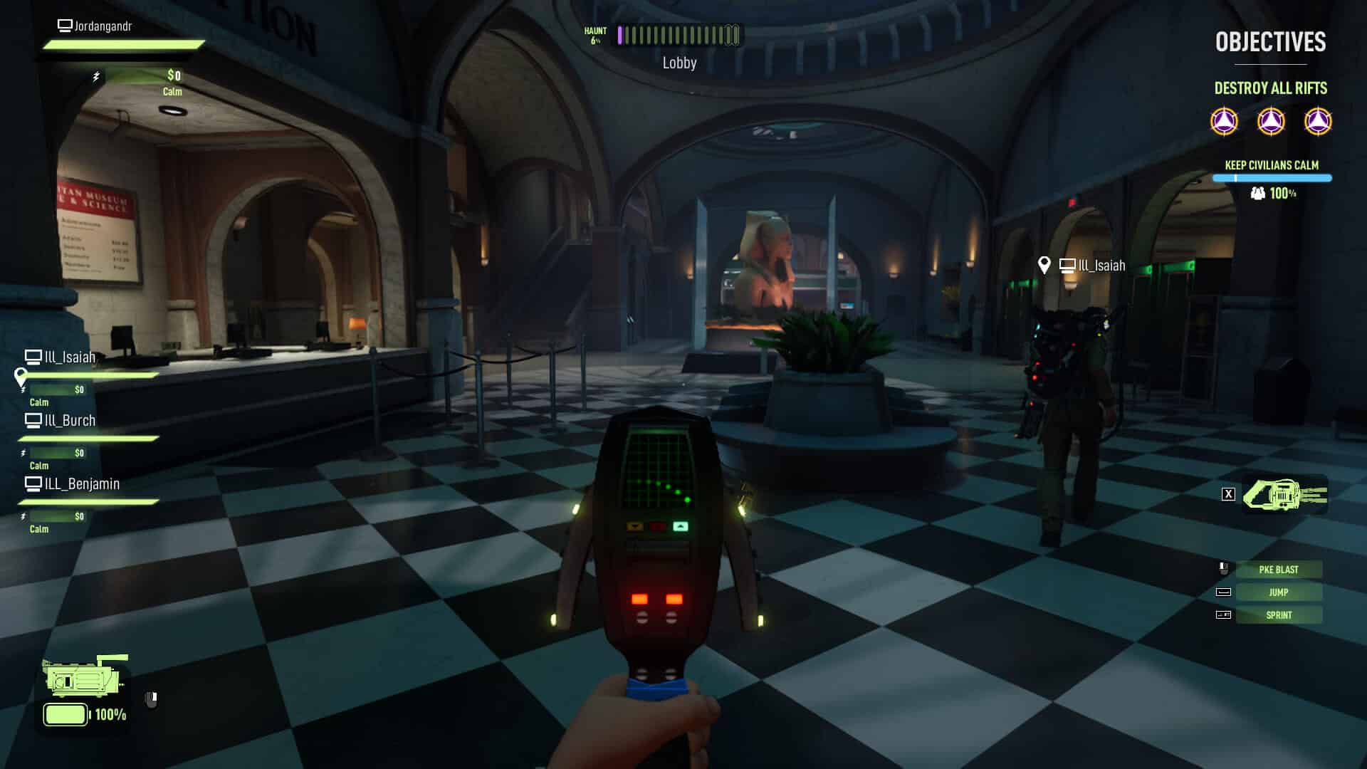 Ghostbusters Spirits Unleashed Gameplay Screenshot from Epic Games Store