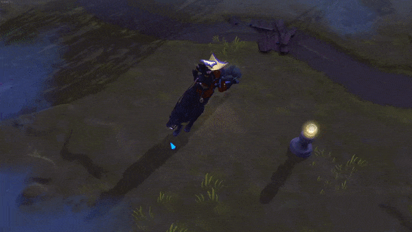 Running animation of the Saddled Greywolf, one of the best ganking mounts in Albion Online