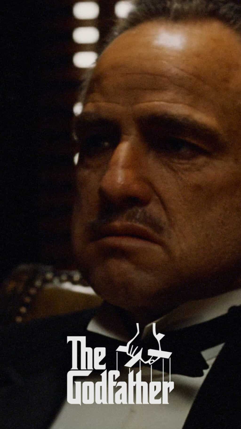 A portrait of Marlon Brando's Vito Corleone