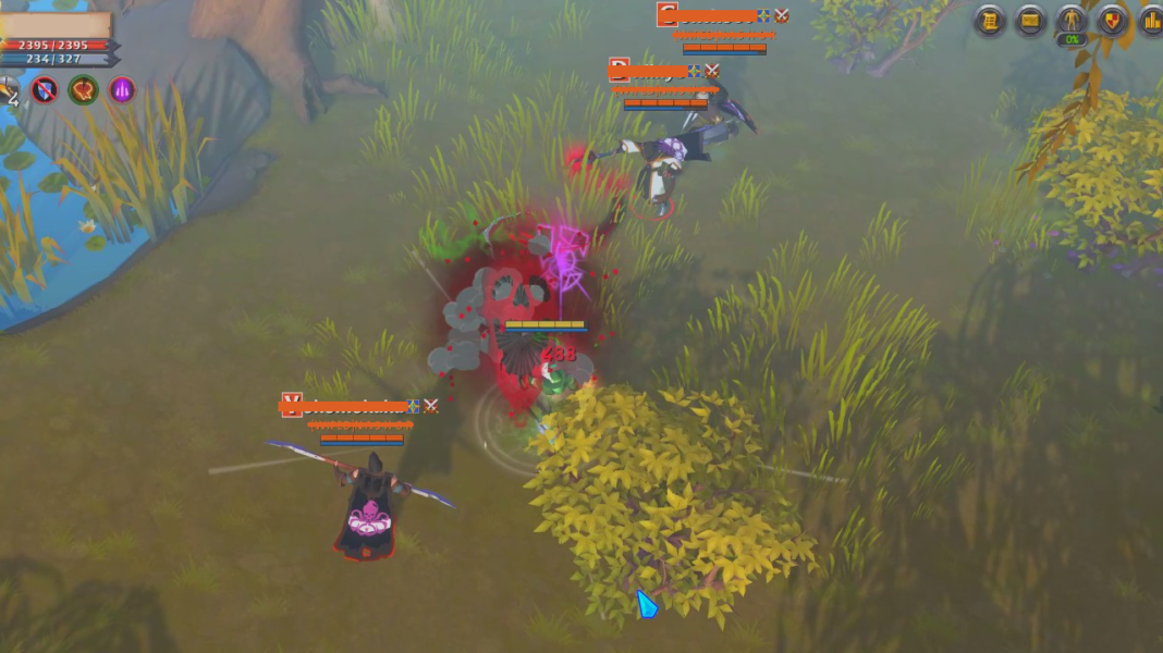 Getting killed by a 3-man ganking group featuring the best ganking weapons in Albion Online