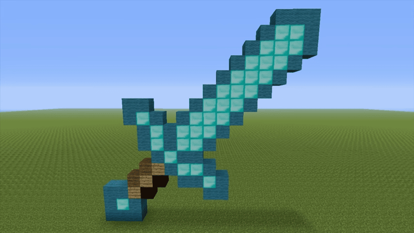 Large Diamond Sword Prototype Made In Creative Mode