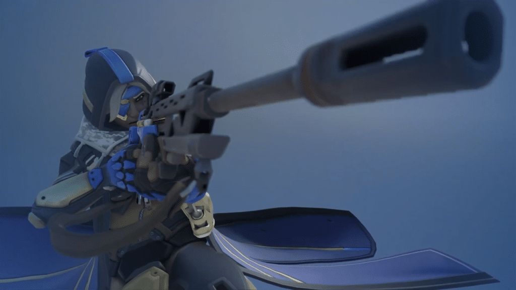 Ana aiming down her sniper rifle