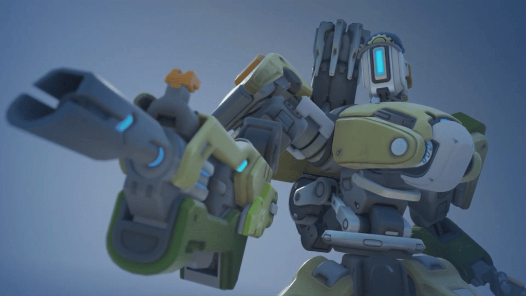 Bastion aiming his weapon