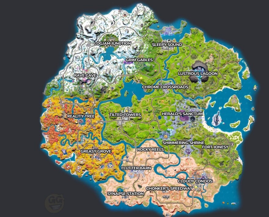 The latest Fortnite map in 2022