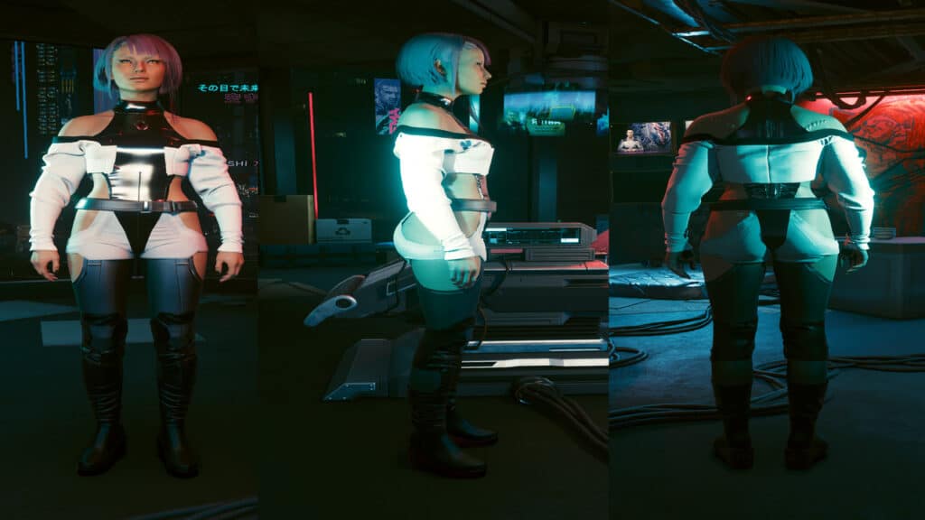 Lucy's Outfit mod in Cyberpunk 2077
