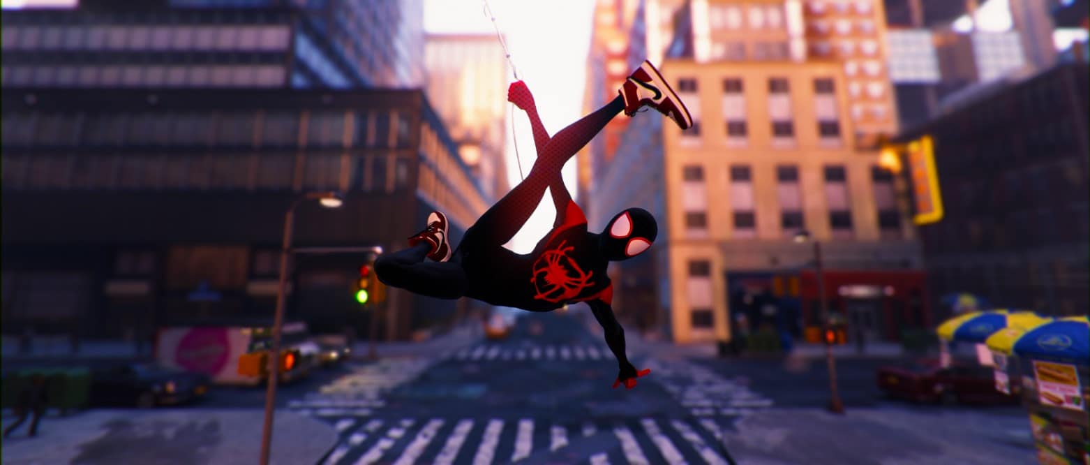 Swinging as Miles Morales is extremely fun