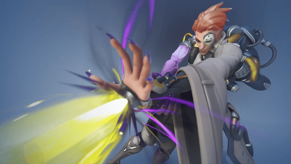 Moira using her Biotic Grasp