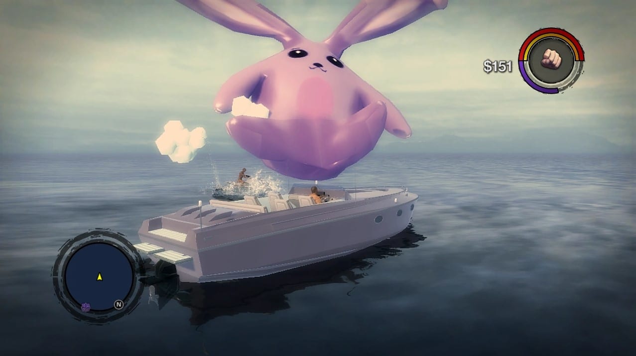 The Cabbit can be found in the middle of the ocean in Saints Row 2