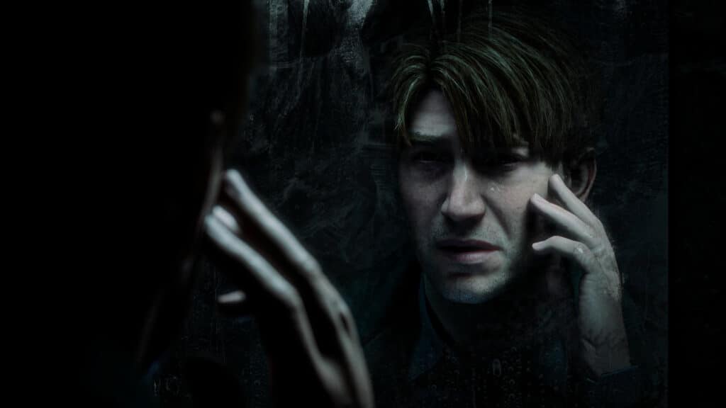 Captura de pantalla de Silent Hill 2 de Steam con el protagonista principal
