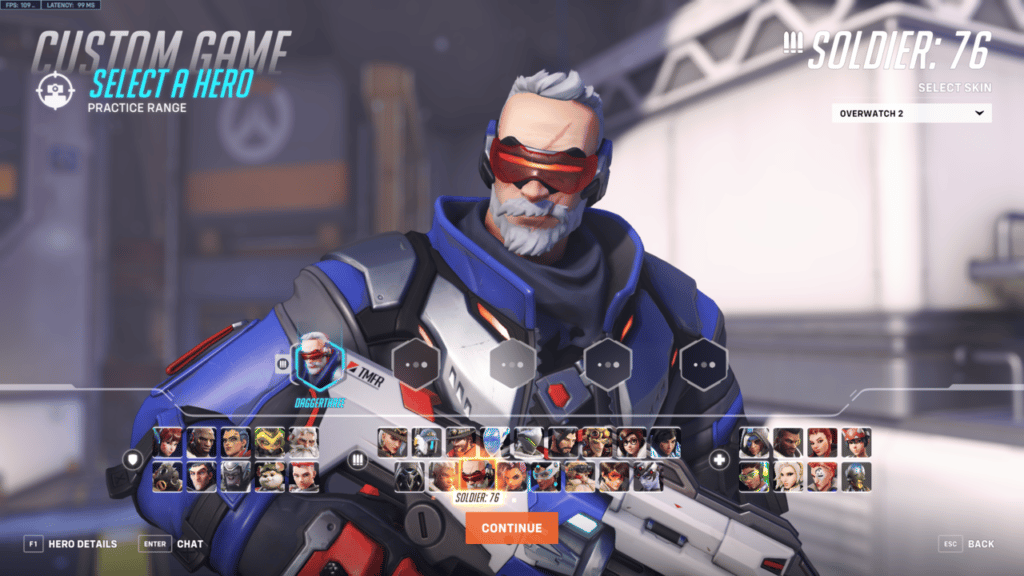 Choosing Soldier: 76 in the practice range