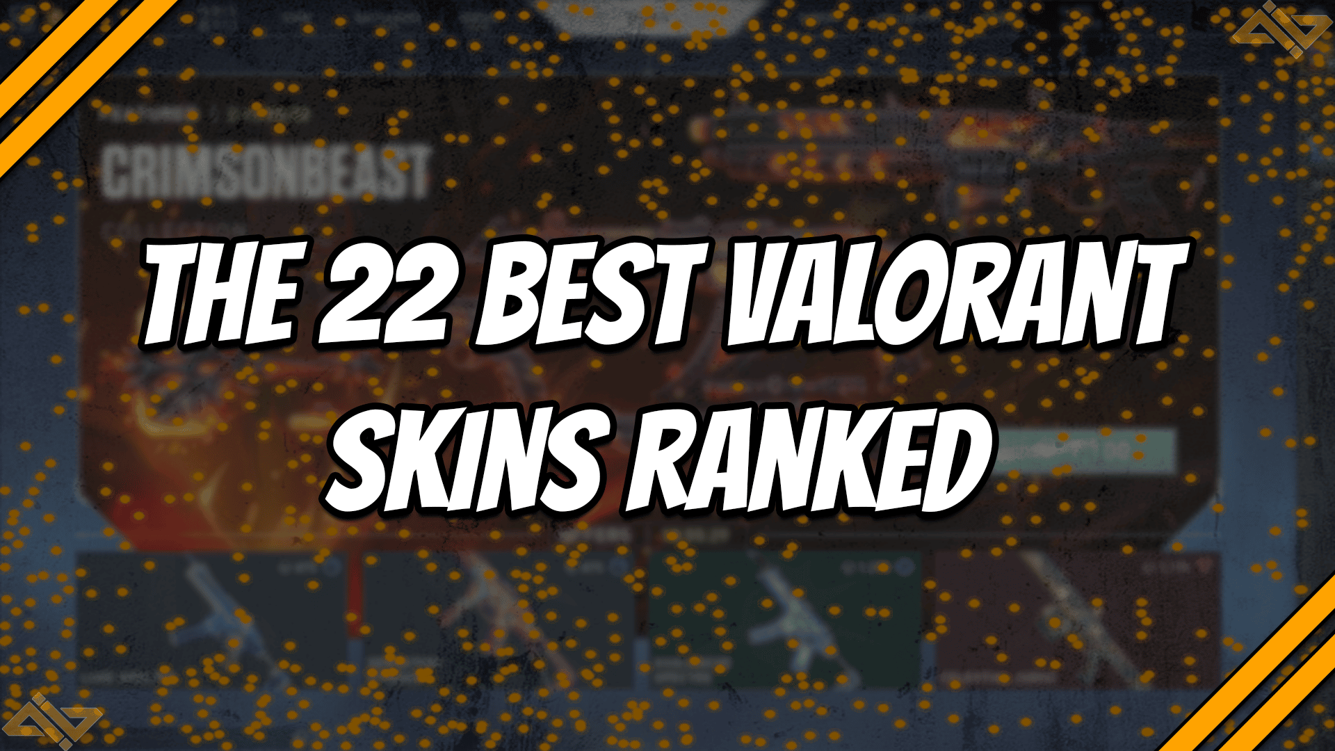 The 22 best Valorant skins ranked with the skin store as background