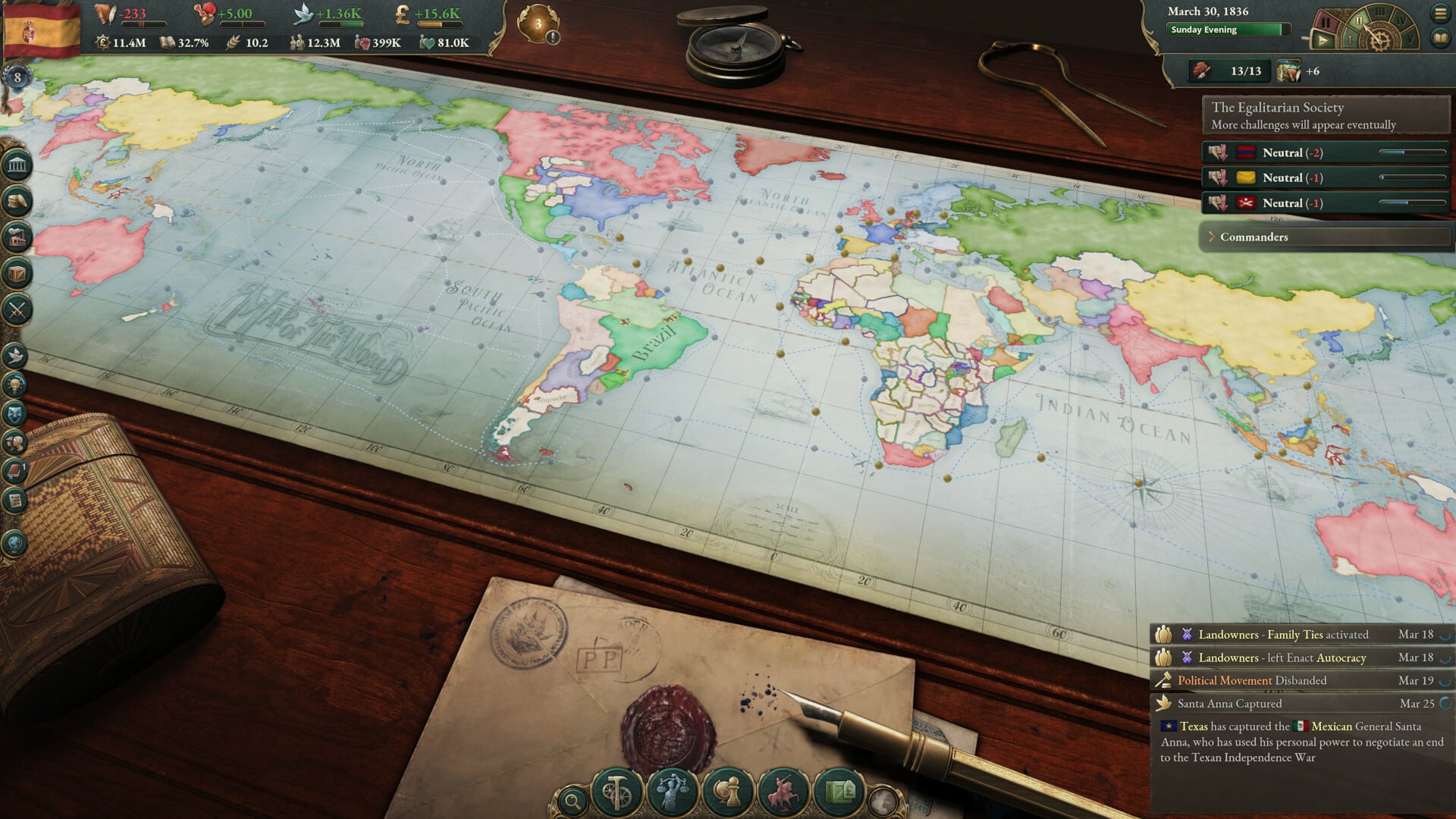 Victoria 3 Screenshot featuring gameplay and UI