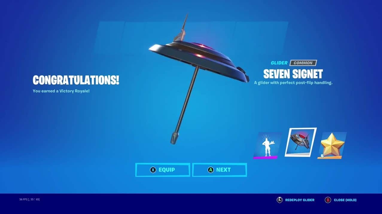 Victory Glider in Fortnite