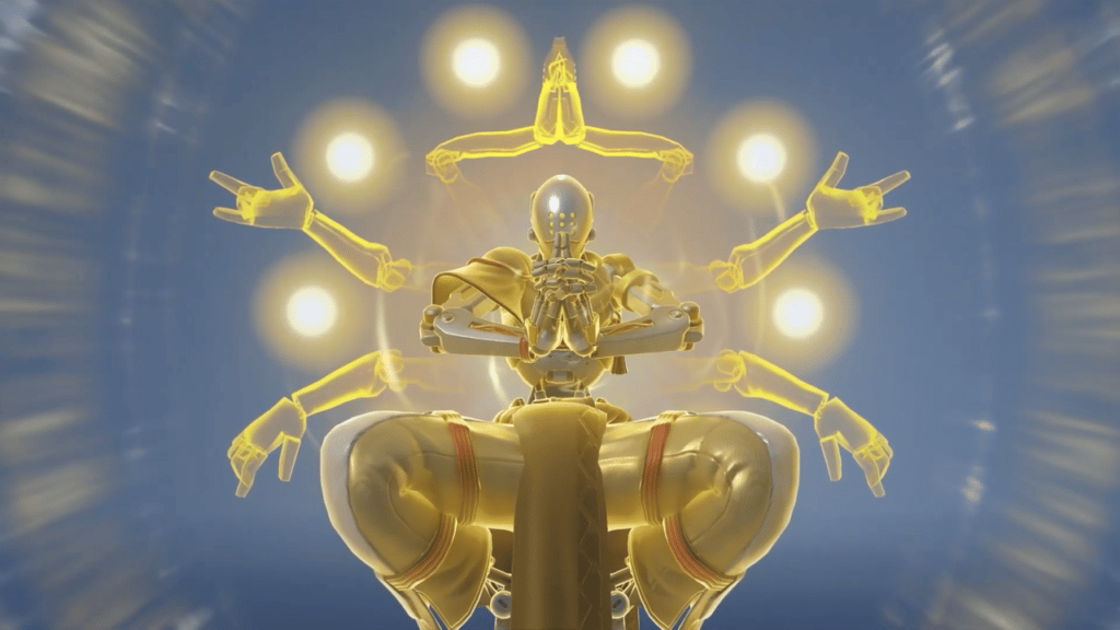 Zenyatta using his ultimate in Overwatch 2