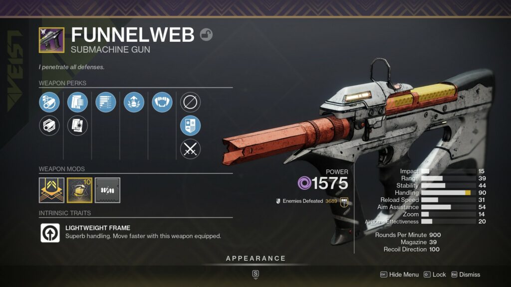 Destiny 2 Funnelweb