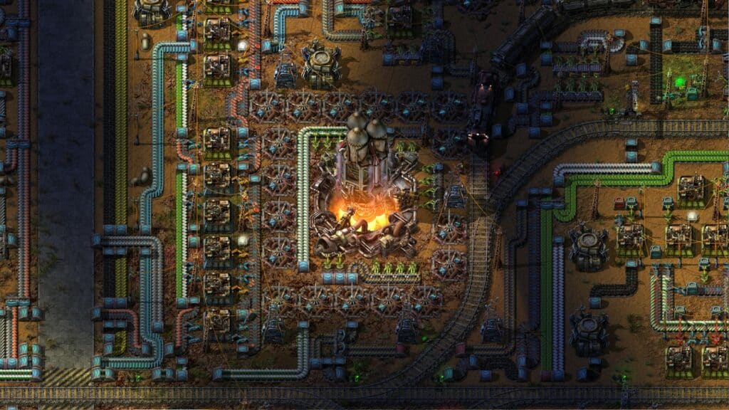 Create sophisticated assembly lines in Factorio