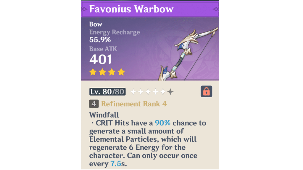 Bow: Favonius Warbow