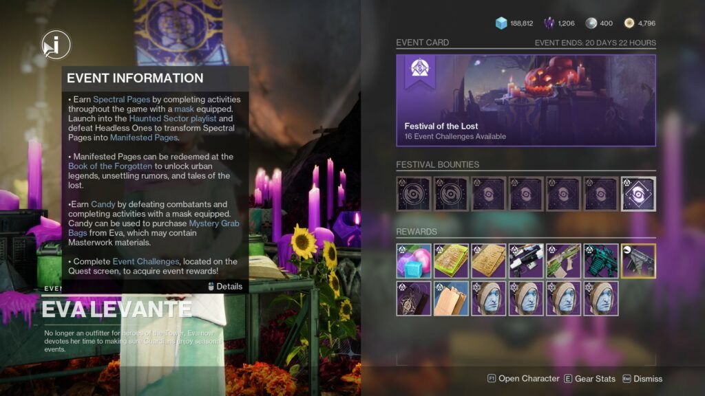 Destiny 2 How to Get Spectral Pages - Eva Levante in the Tower. 