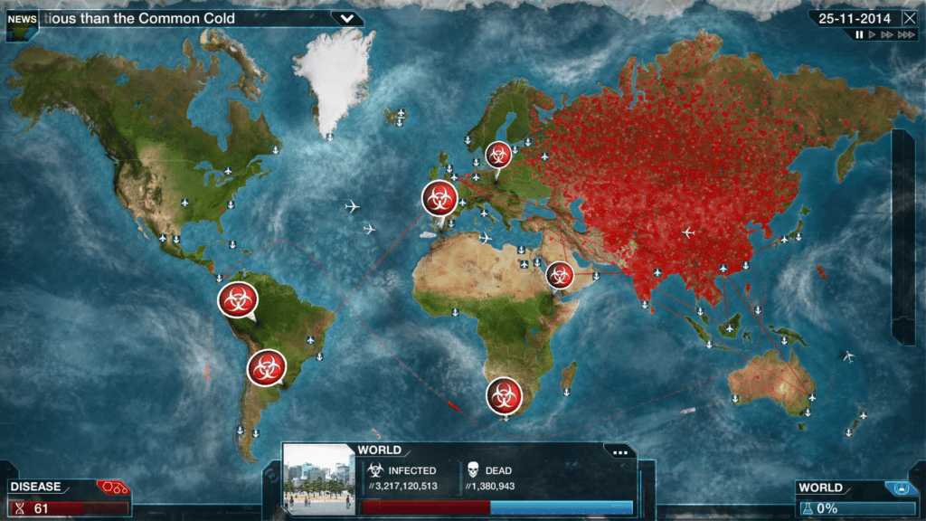 Infest the whole world with a scary simulation called Plague Inc: Evolved