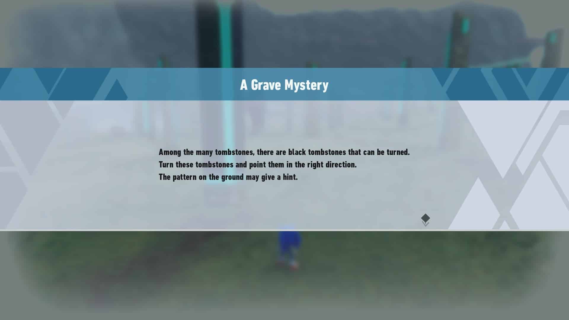 A Grave Mystery puzzle 