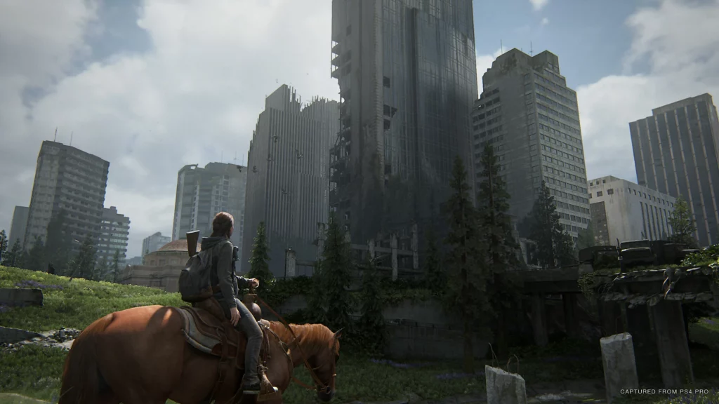 Ellie riding a horse Best PS5 horror games