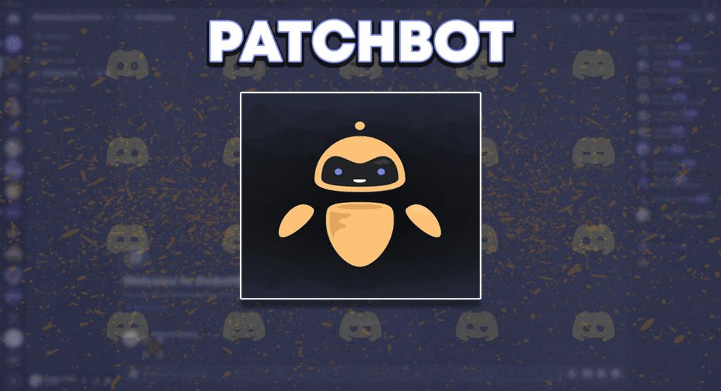 logo of patchbot over the Discord homescreen