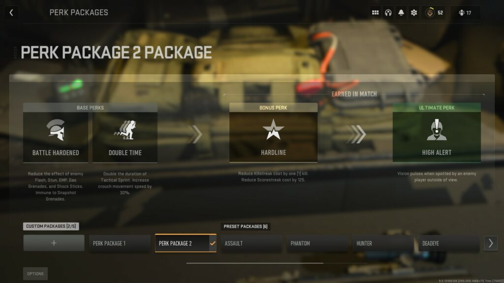 Perk Package