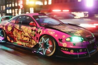 Image shows a customized car