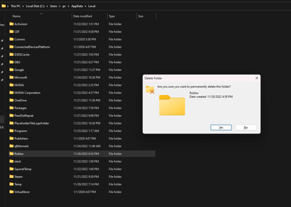 Removing Temporary Files