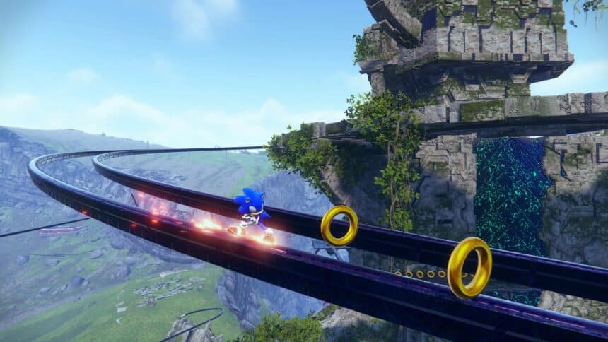 Sonic Frontiers Screenshot featuring gameplay