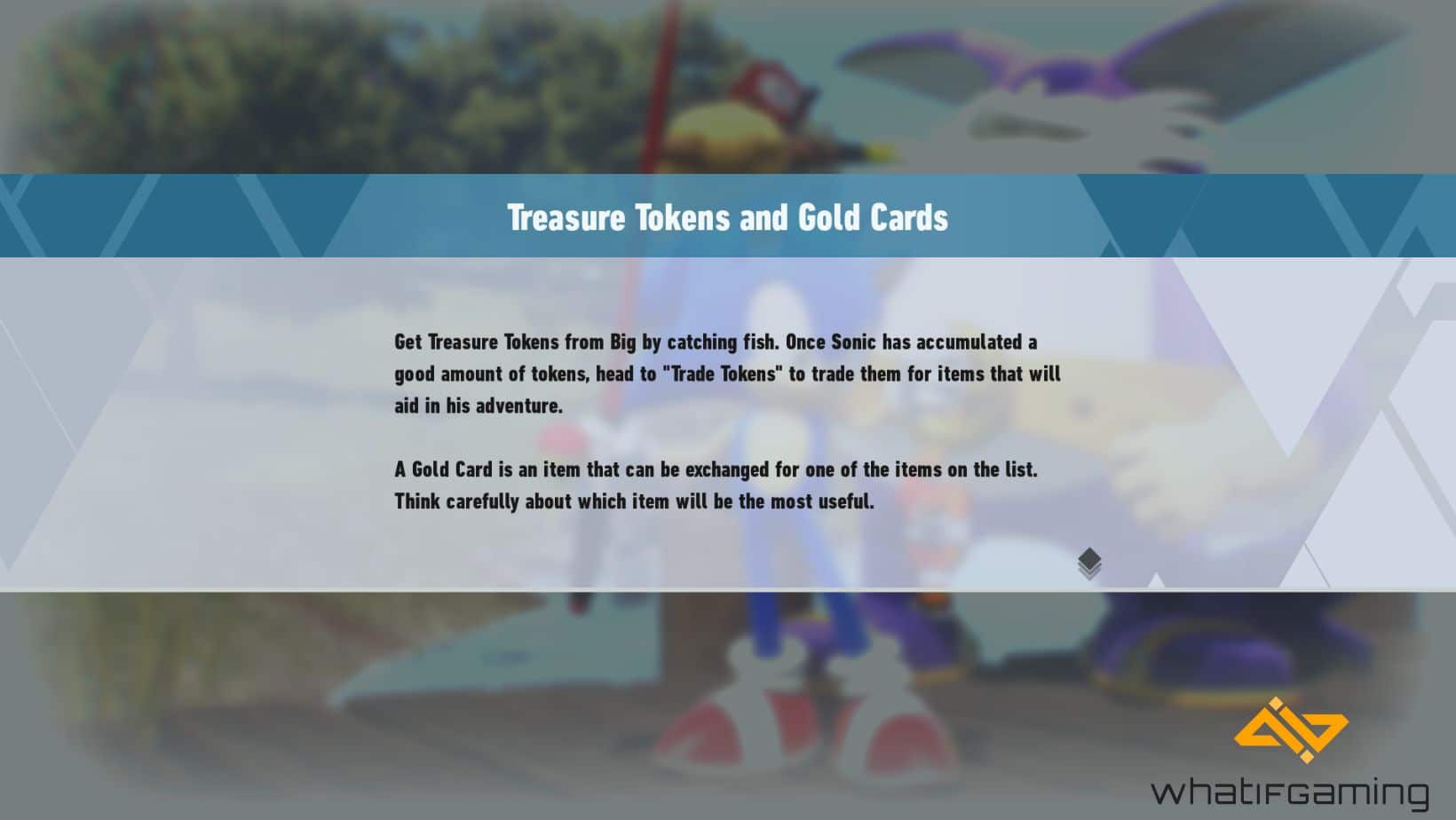 Treasure Tokens and Gold Cards